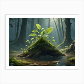 Mossy Forest Art Print