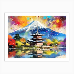 Japanese Temple Art Print