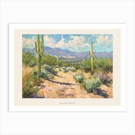 Western Landscapes Sonoran Desert Arizona 1 Poster Art Print