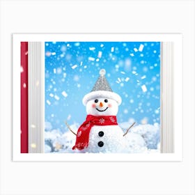 Snowman Art Print