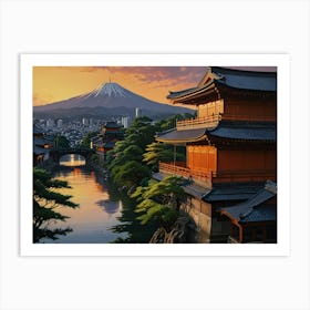 Asian Landscape Art Print