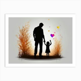 Father And Son (2) Father's Day Art Print