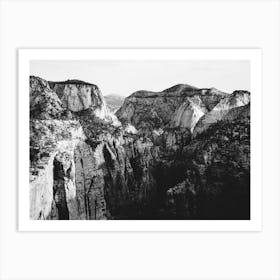 On Angel's Landing Art Print