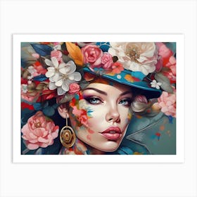 Flower Girl 2 Art Print