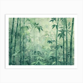 Bamboo Forest 4 Art Print