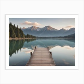 Lake - Lake Stock Videos & Royalty-Free Footage 1 Art Print