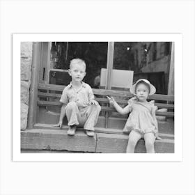 Untitled Photo, Possibly Related To Children Of Gold Miners At Mogollon, New Mexico By Russell Lee Art Print