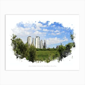 Reserva Ecológica Costanera Sur, Puerto Madero, Buenos Aires Art Print