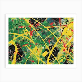 Splatter Painting 13 Art Print