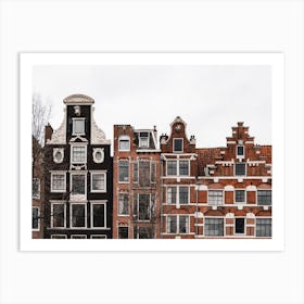 Canal Charms: Captivating Amsterdam Canal Houses | The Netherlands Art Print