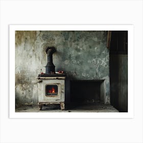 Old Stove Art Print