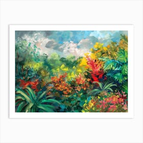 Tropical Garden 32 Art Print