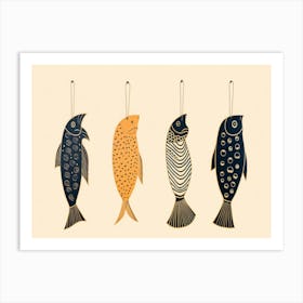 Fish Ornaments 1 Art Print