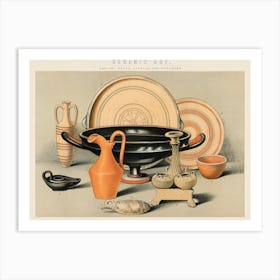 Greece Ceramics Art Print