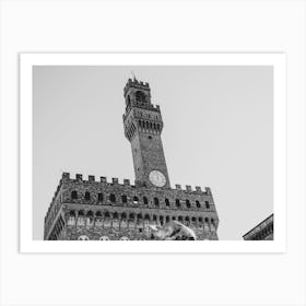 Florence In Black And White 9 Art Print