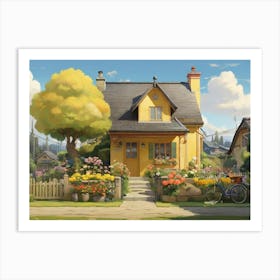 House In The Countryside Art Print