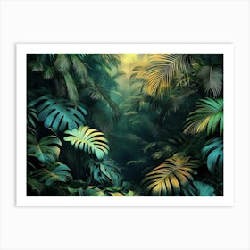 Tropical Jungle 2 Art Print