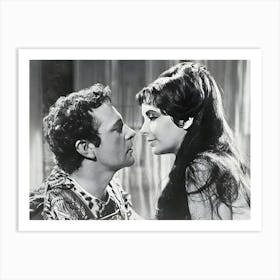 Richard Burton And Elizabeth Taylor Art Print