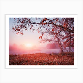 Autumn Sunrise Art Print