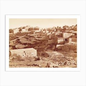 View Of Bethlehem Art Print