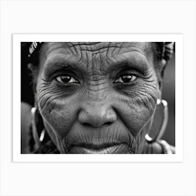 Portrait Of An African Woman Art Print