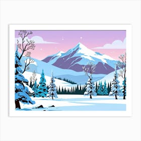 Winter Landscape 8 Art Print