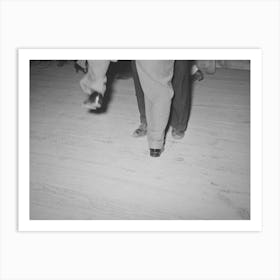 Feet Of Dancers At Square Dance, Pie Town, New Mexico By Russell Lee Art Print