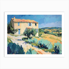 House In Provence - expressionism Art Print