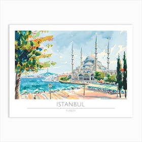 Istanbul Blue Mosque Art Print