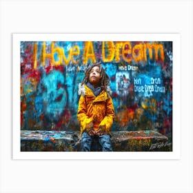 Martin Luther King For Kids - I Have Dreams Art Print