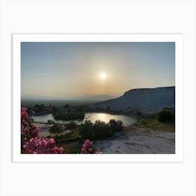 Sunset In Pampas Art Print