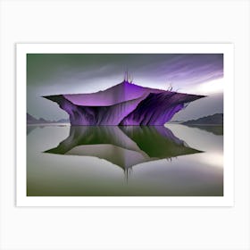 Purple Sphere Art Print