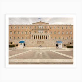 Greek Parliament Building in Athens Art Print