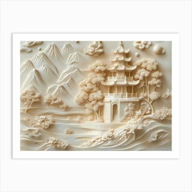 Chinese Landscape 13 Art Print