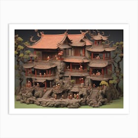 Chinese House Art Print