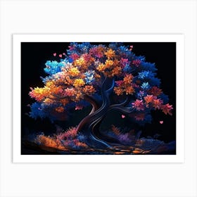 Tree Of Love 1 Art Print