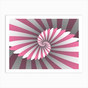 Swiggy Spiral Art Print