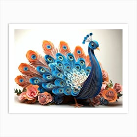 Peacock 57 Art Print