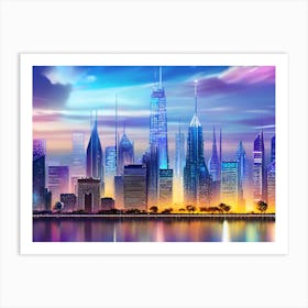 Cityscape 76 Art Print