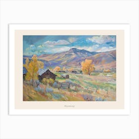 Western Landscapes Wyoming 3 Poster Art Print