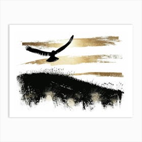 Eagle In Flight 1 Art Print