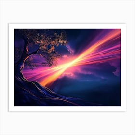 Tree Of Spiritual Life Art Print