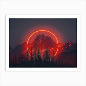 Ring Of Fire Art Print