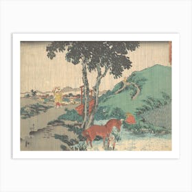 Rain Of The Fifth Month (Samidare) By Utagawa Kunisada Art Print