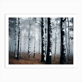 Misty Forest 1 Art Print