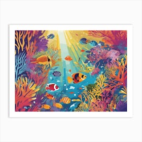 Coral Reef 6 Art Print