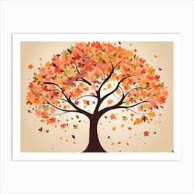 Seasons of Blossom 9 VECTOR ART Art Print