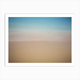 Abstract Beach Art Print