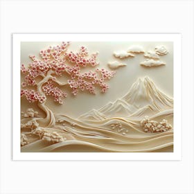 Sakura Tree Art Print