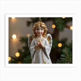 Angel Ornament Art Print